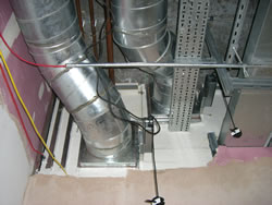 Fire Stopping service penetrations in walls